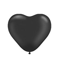 Сердце черное (Black) пастель Китай 
