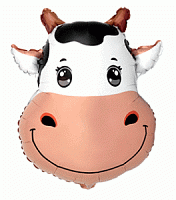 FM фигура 902874 Голова Коровы МИНИ 14" фольгированный шар 